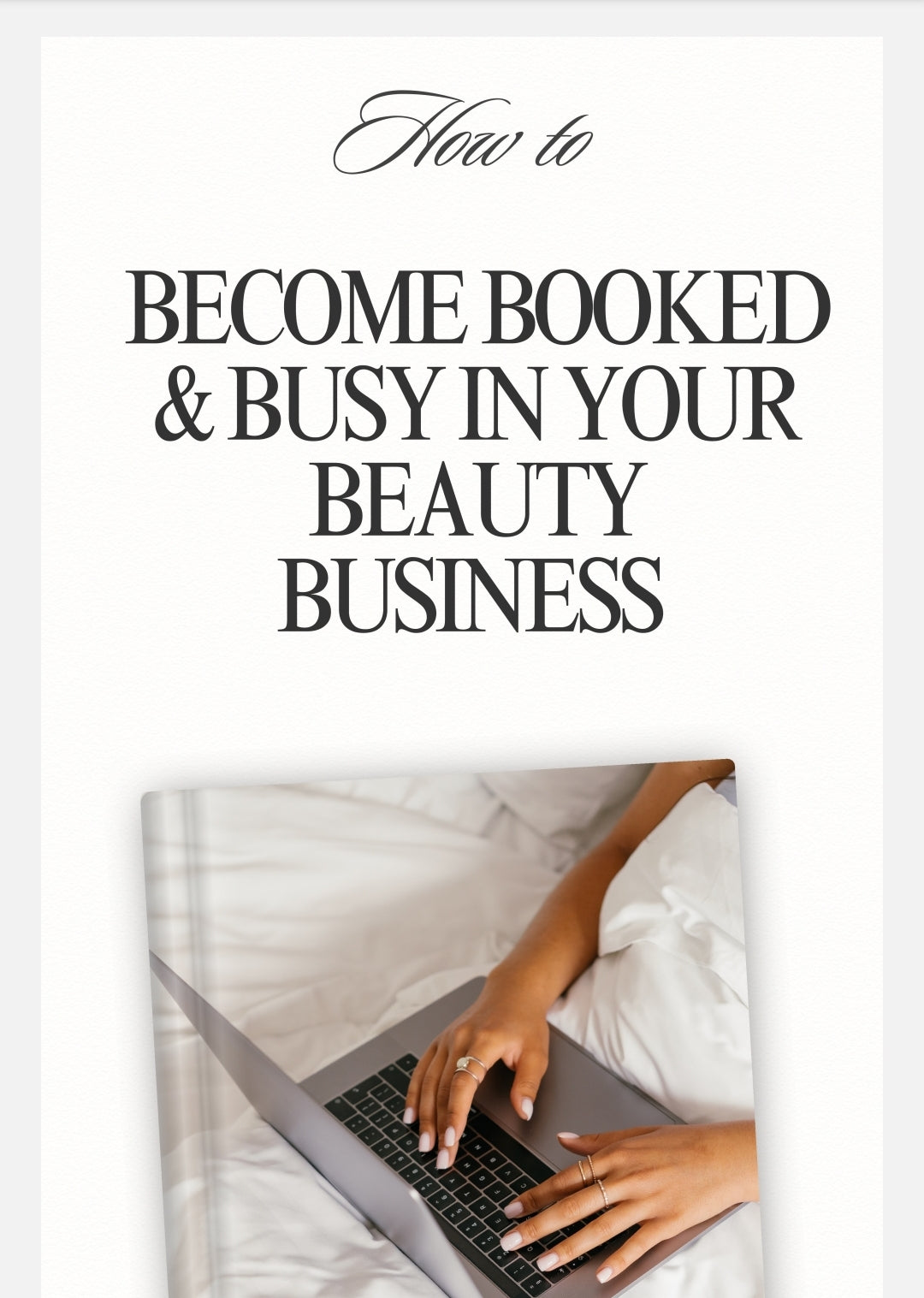 How to get booked & busy in your beauty business!